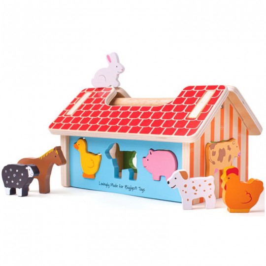 Trieur de formes Ferme - BigJigsToys BigJigs Toys - 1