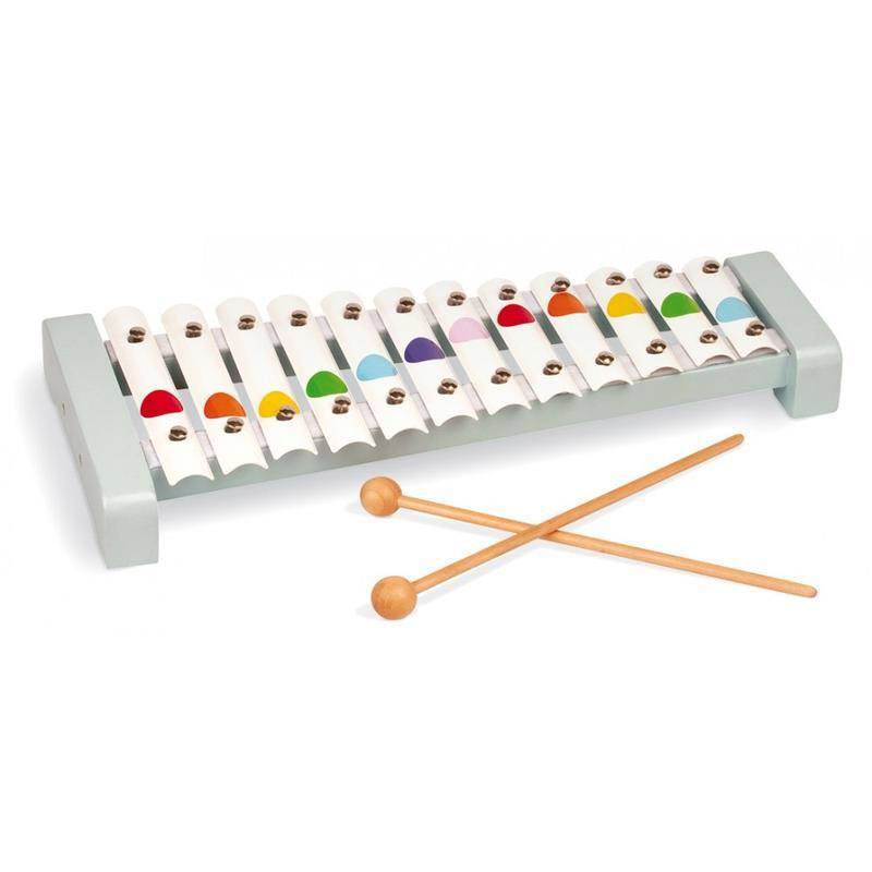 Xylophone bois et métal enfant personnalisé instrument de musique