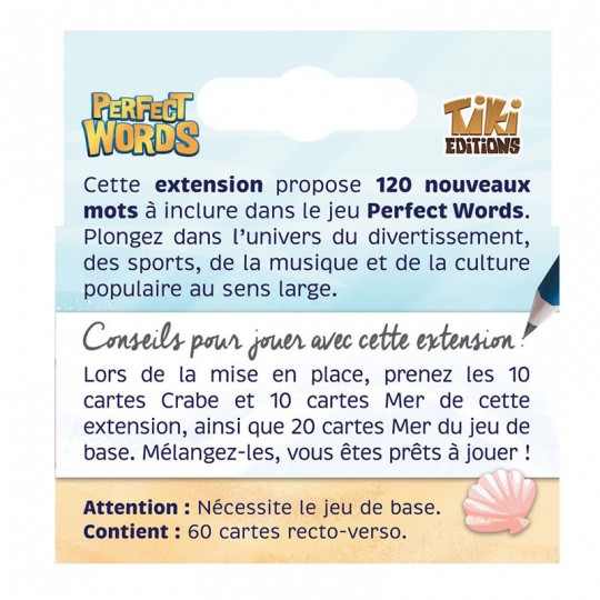 Perfect Words - Extension Divertissement Tiki Editions - 2