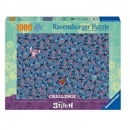 Puzzle 1000 pièces - Stitch (Challenge Puzzle ) Ravensburger - 1