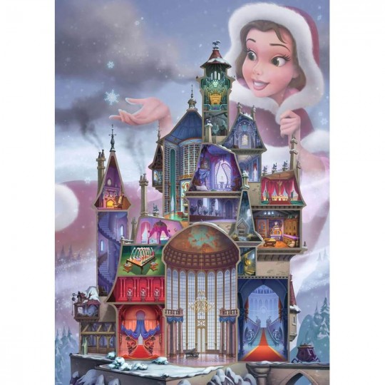 Puzzle 1000 pièces - Belle (Collection Château Disney Princ.) Ravensburger - 2