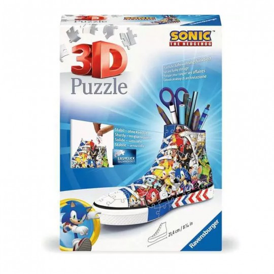 Puzzle 3D Sneaker - Sonic Ravensburger - 3