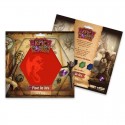 Piste de dés - Dragon Rouge 19 x 19 cm - Cuir et velours Epic Forge - 1 Piste de dés - Dragon Rouge 19 x 19 cm - Cuir et velours Epic Forge - 1