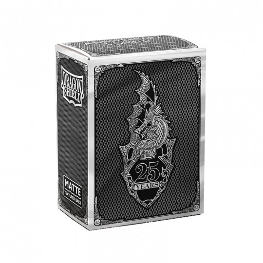 100 Dragon Shield 25th Anniversary - Matte Art Sleeves Arcane Tinmen - 1