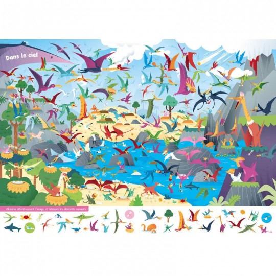 Livre Cherche et trouve : Dinosaures - Auzou Auzou - 3
