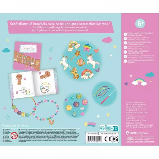 Ma boîte à bijoux : Mes fabuleux bijoux licornes magiques - Auzou Auzou - 1