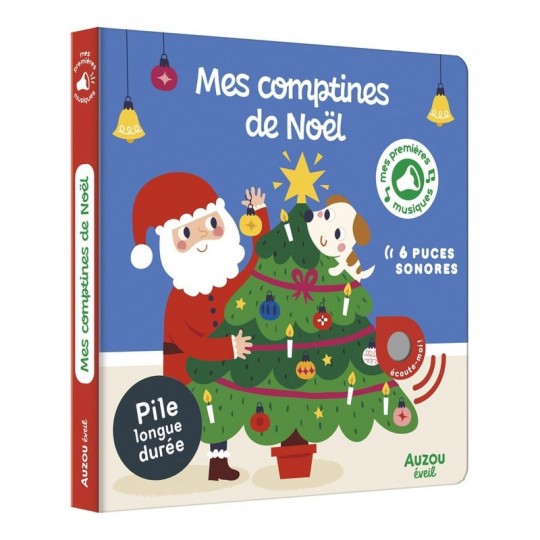 Mes premiers sonores : Mes comptines de noël - Auzou Auzou - 1