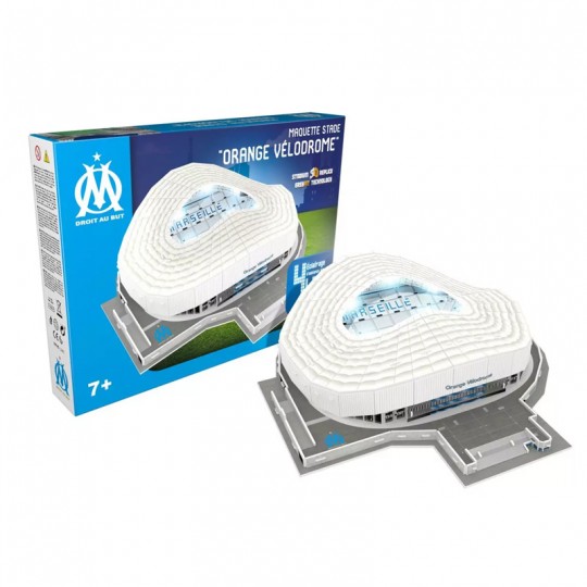 Puzzle 3D LED 74 pcs Stade Orange Vélodrome OM Megableu - 9