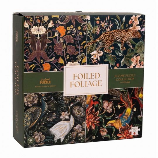 Puzzle 4 x 1000 pcs Foiled Foliage - Professor Puzzle Professor Puzzle - 1