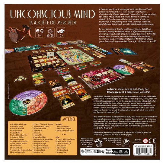 Unconcious Mind : La Société du Mercredi Lucky Duck Games - 3