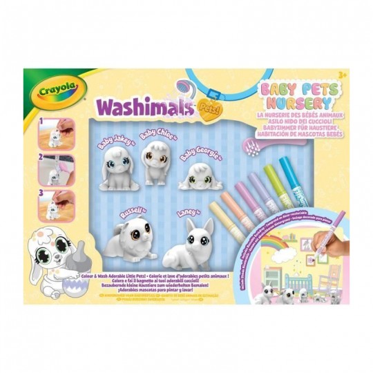 Washimals Baby Pets Nursery Pack - Crayola Crayola - 5