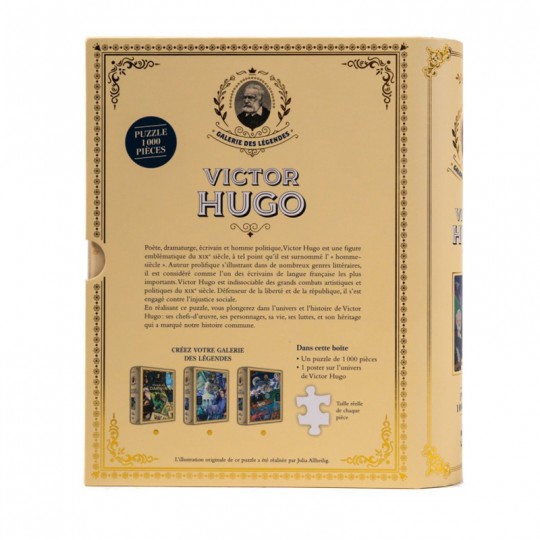 Puzzle 1000 pcs Victor Hugo : La Galerie des Légendes Miraludo - 5
