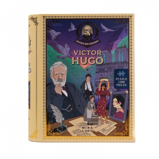 Puzzle 1000 pcs Victor Hugo : La Galerie des Légendes Miraludo - 1