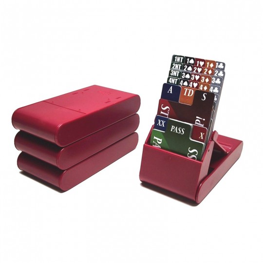 Lot de 4 boîte d'enchères Bridge pliable - Hot Games Hot Games - 1