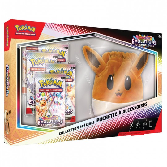 Pokémon : Coffret Collection Spéciale Pochette à accessoires EV8.5 : Évolutions Prismatiques - Evoli Pokémon - 1