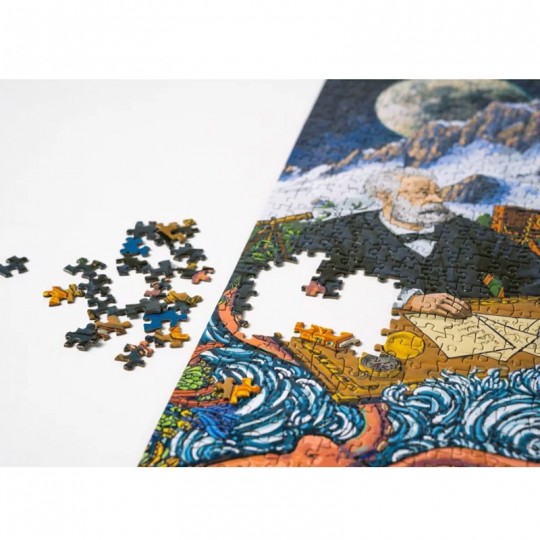 Puzzle 1000 pcs Jules Verne : La Galerie des Légendes Miraludo - 3