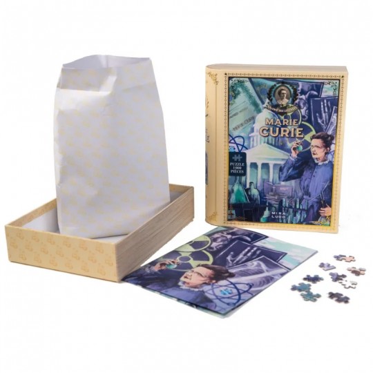 Puzzle 1000 pcs Marie Curie : La Galerie des Légendes Miraludo - 5