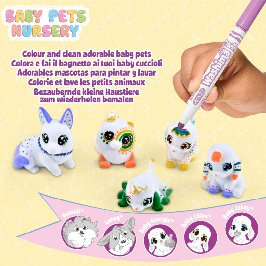 Washimals Baby Pets Nursery Pack - Crayola Crayola - 3
