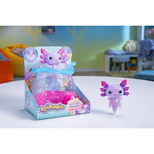 Animagic : Figurine Axolotl et aquarium Goliath - 4