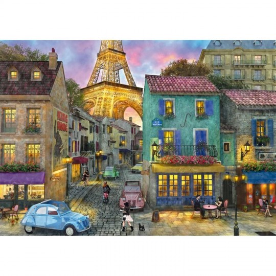 Puzzle 1000 pcs Dans les rues de Paris Schmidt Schmidt - 2