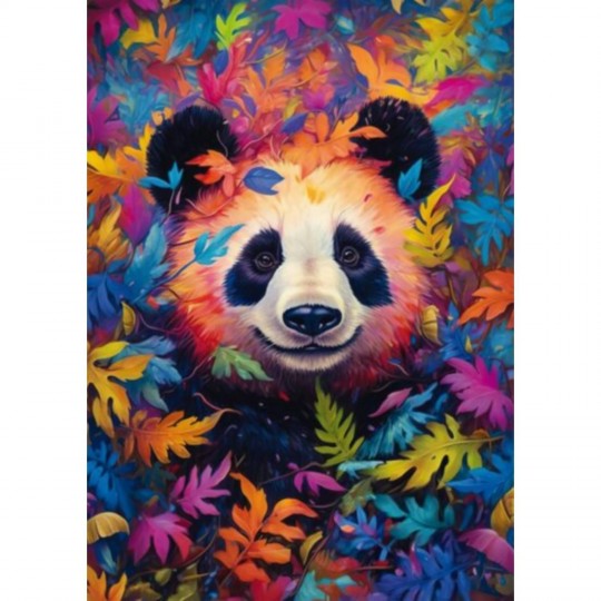 Puzzle 1000 pcs Le panda dans la forêt arc-en-ciel  Schmidt Schmidt - 3