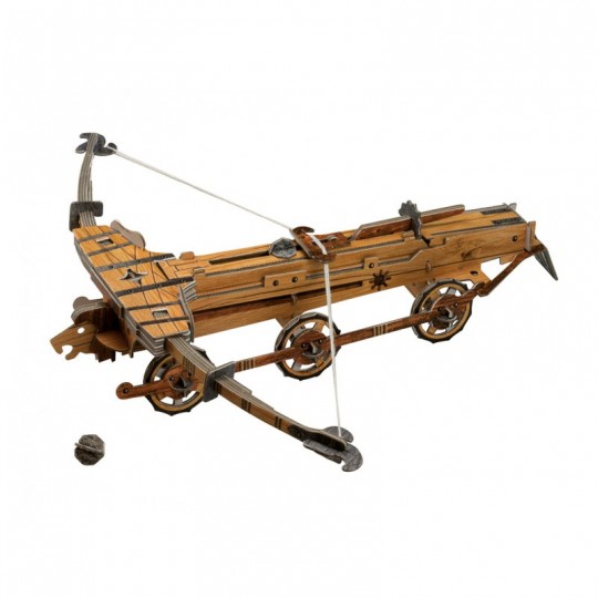 Scientifiques et inventeurs -  Les machines de Léonard de Vinci : LA CATAPULTE ET L'ARBALÈTE Sassi - 3
