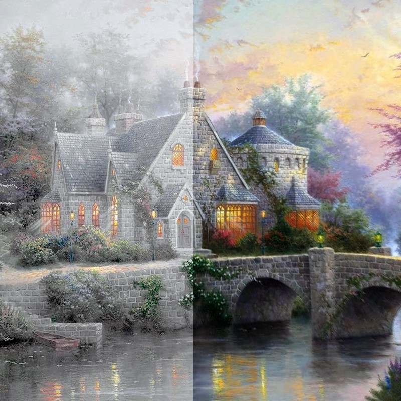 Paysages été VS hiver