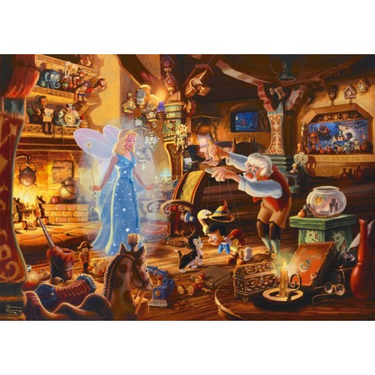 Puzzle 1000 pcs Disney, Geppettos Pinocchio - Puzzles Schmidt Schmidt - 2