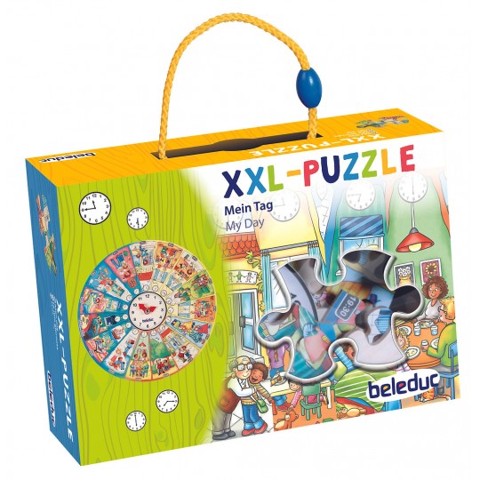 Puzzle d'apprentissage XXL "Ma journée" - Beleduc Beleduc - 6