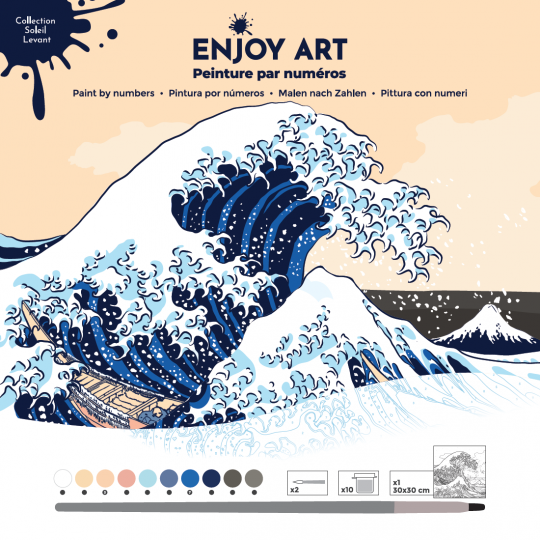 ENJOY ART - Peinture par numéros 30x30cm La Vague Enjoy Art - 4