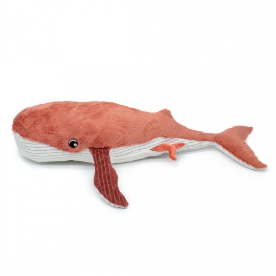 Peluche Les Ptipotos : Baleine Gravillou maman et son bébé terracotta Les Déglingos - 5