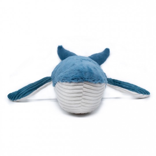 Peluche Les Ptipotos : Baleine Gravillou maman et son bébé bleu Les Déglingos - 4