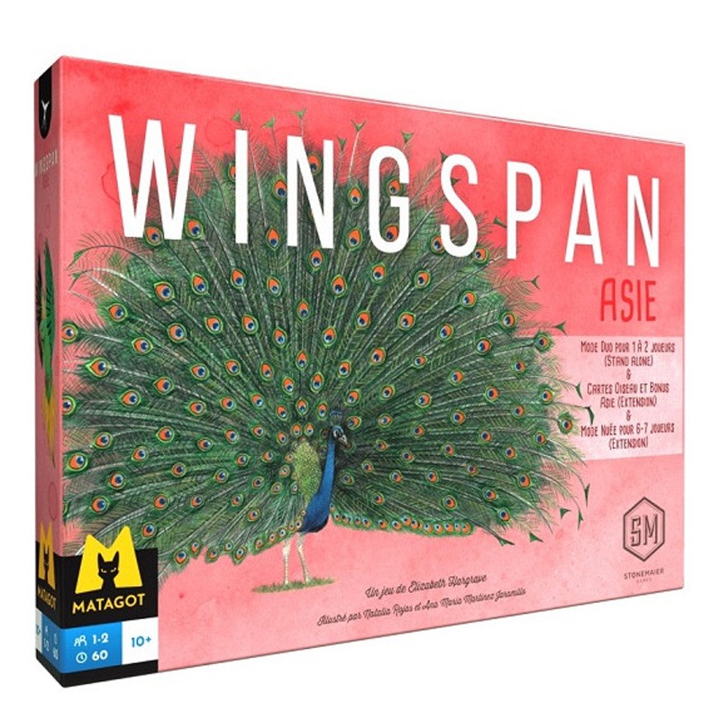 Boite de Extension Asie - Wingspan