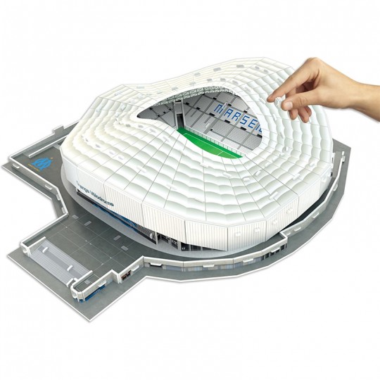 Puzzle 3D LED 74 pcs Stade Orange Vélodrome OM Megableu - 3