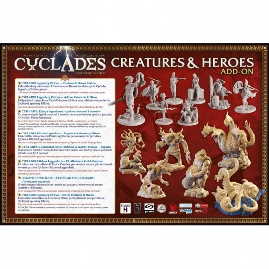 Extension Créatures & Héros - Cyclades Gigamic - 2