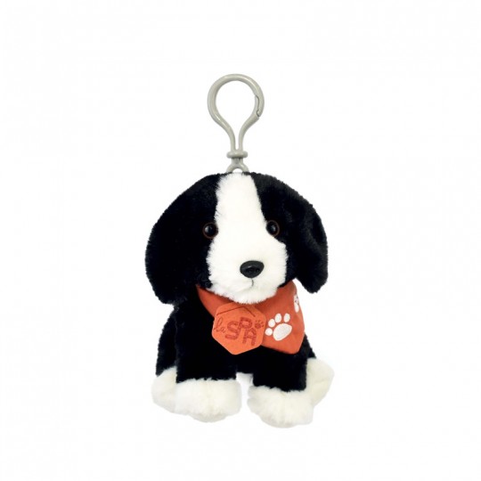 SPA - Porte-clés Bijou de sac Chien noir Histoire d'Ours - 1