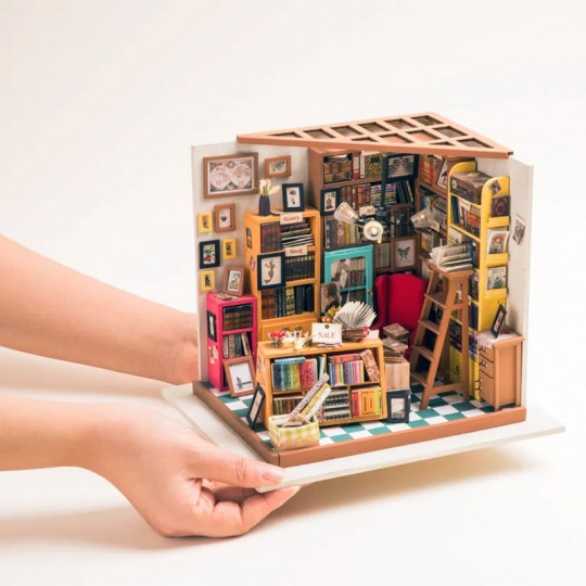 La Bibliothèque de Sam  - Miniatures 3D DIY Rolife Rolife - 2