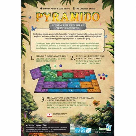 PYRAMIDO TRESORS OUBLIES + Playmat Synapses Games - 3