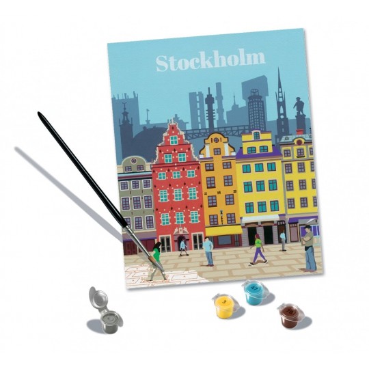 CreArt Stockholm - Grand Format - Peinture au numéro Ravensburger - 5