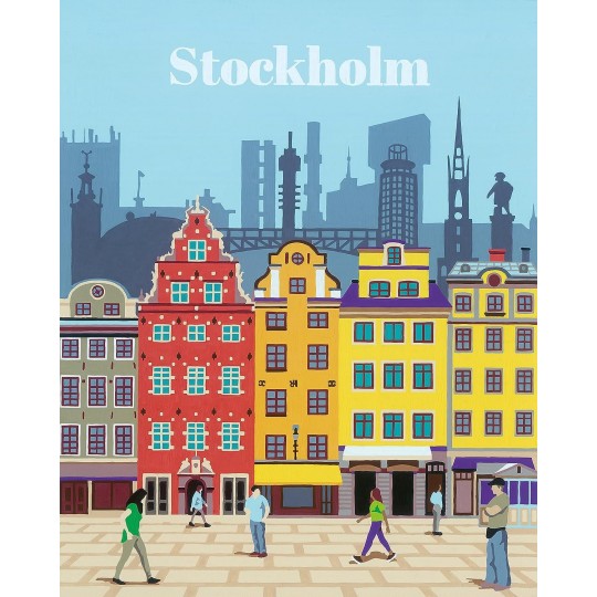 CreArt Stockholm - Grand Format - Peinture au numéro Ravensburger - 4