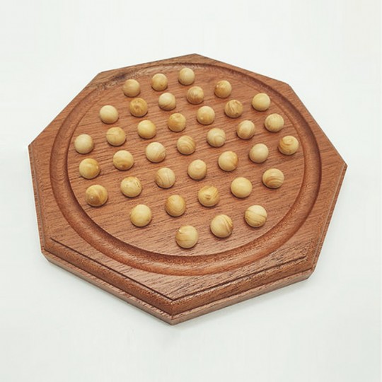 Solitaire Octogonal Ø 22cm - Billes en buis - Jeux Chavet Jeux Chavet - 3