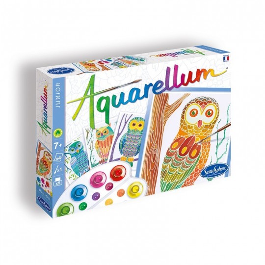 Aquarellum Junior - Hiboux SentoSphère - 1