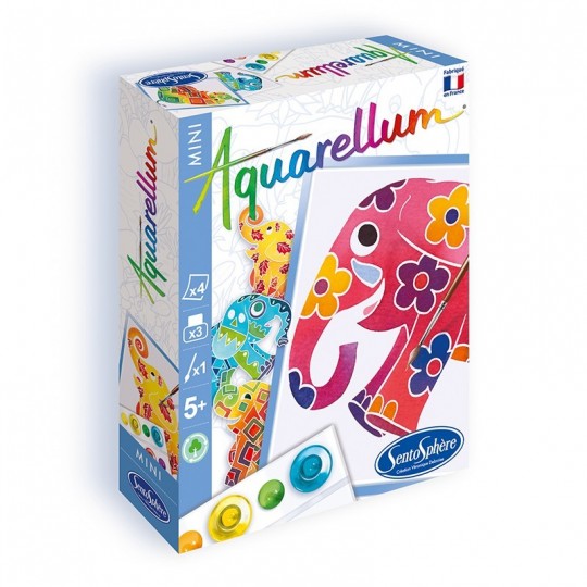 Aquarellum Mini Eléphants SentoSphère - 1