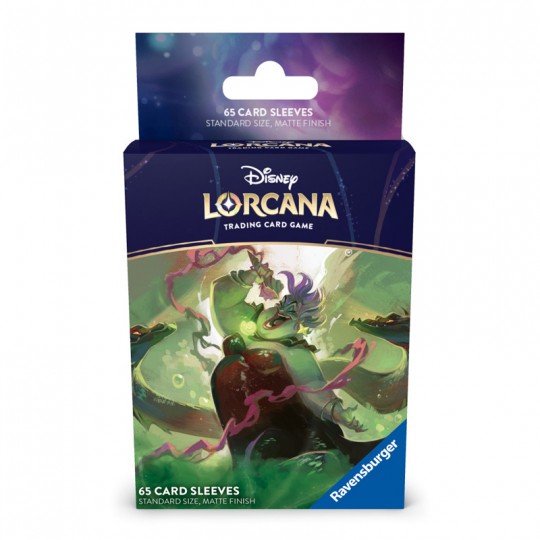 Disney Lorcana TCG - Chapitre 7 L'ïle d'Archazia : Pack de 65 Sleeves B Ursula Disney Lorcana TCG - 1