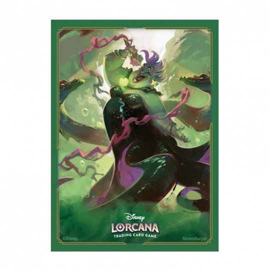 Disney Lorcana TCG - Chapitre 7 L'ïle d'Archazia : Pack de 65 Sleeves B Ursula Disney Lorcana TCG - 2