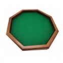 Piste de dés octogonale Ø 28 cm - Bois naturel - Jeux Chavet Jeux Chavet - 1 Piste de dés octogonale Ø 28 cm - Bois naturel - Jeux Chavet Jeux Chavet - 1