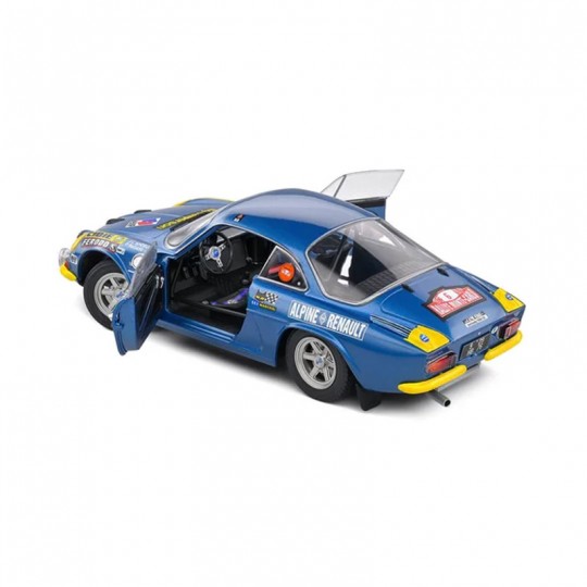 Alpine bleu A110 1600S 6 Andruet/Pagani Rallye Montecarlo 1972 1/18 - Solido Solido - 2