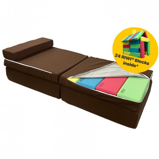 Couch Cover Marron - Housse de canapé RIWI Riwi - 4