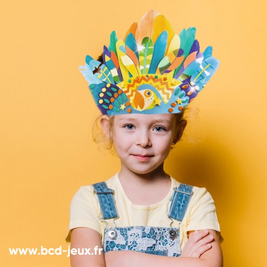 Coiffe à créer Carnaval de Rio DIY - Djeco Djeco - 2