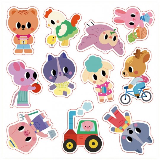 Stickers épais repositionnables 2 ans My Arts & Crafts - Janod Janod - 3